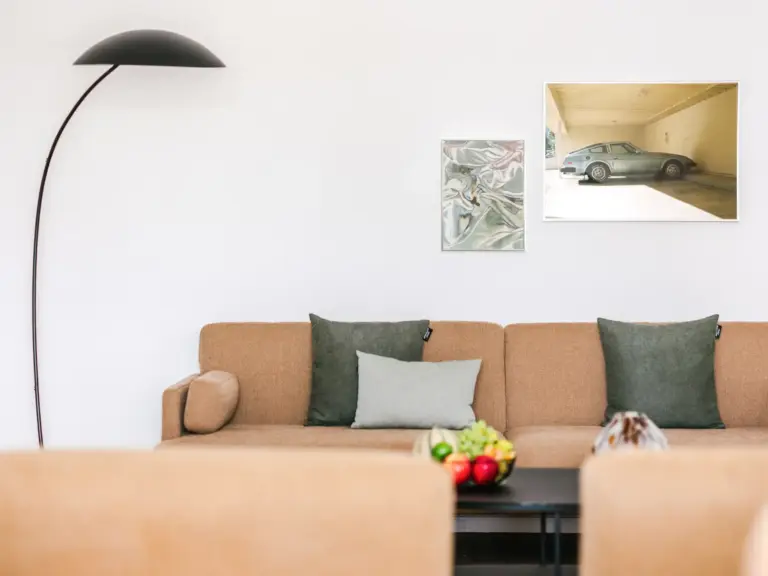 Sapphire Green Living Room