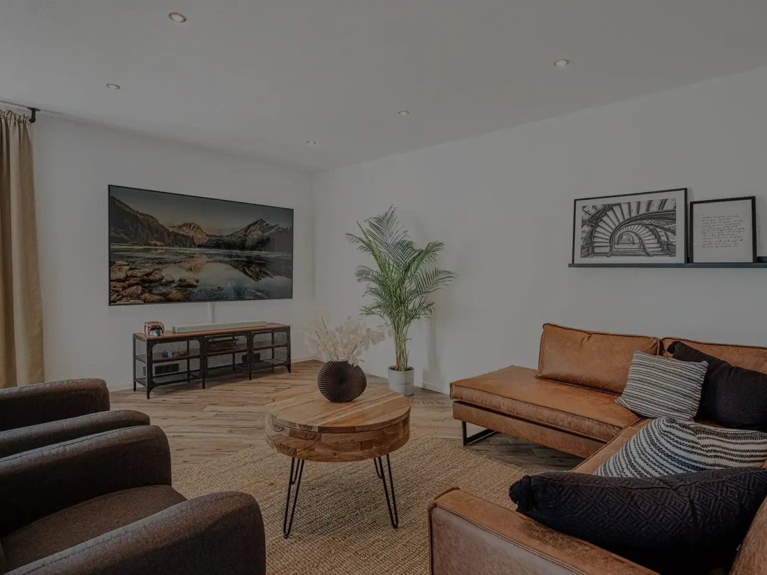 Stay Eden living room