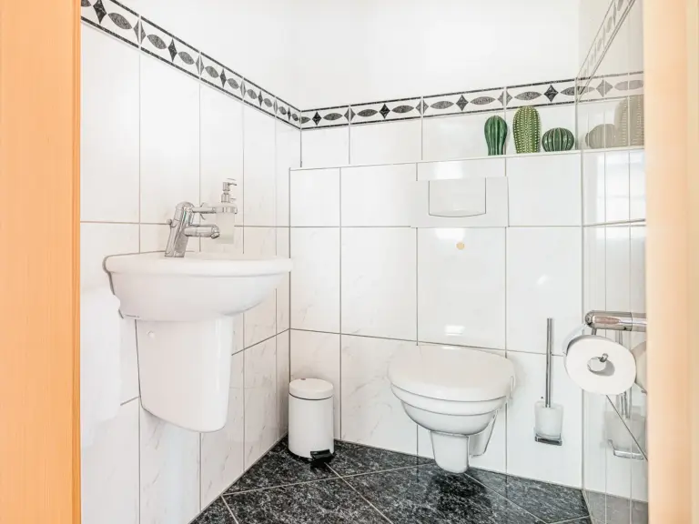 Half bath with sink and toilet at EMERALD SAGE