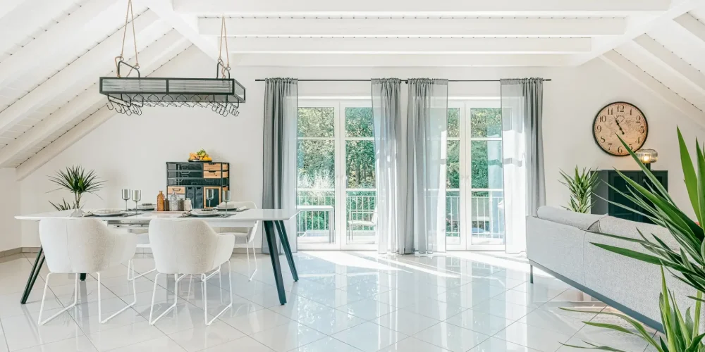 Living and dining room